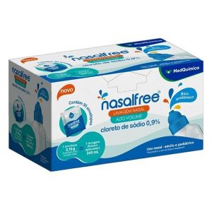 NASALFREE 9MG/ML ALTO VOLUME PÓ 30 ENVELOPES + APLICADOR COM 240ML