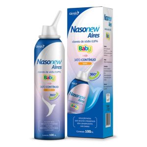 NASONEW AIRES BABY 0,9% JATO CONTÍNUO SUAVE COM 100ML