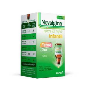 NOVALGINA GOTAS DIPIRONA 500MG/ML COM 10ML