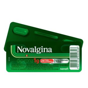 NOVALGINA DIPIRONA SÓDICA 1G COM 4 COMPRIMIDOS