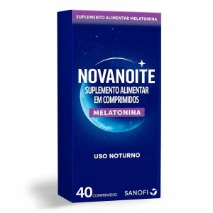 NOVANOITE MELATONINA 0,2MG COM 40 COMPRIMIDOS