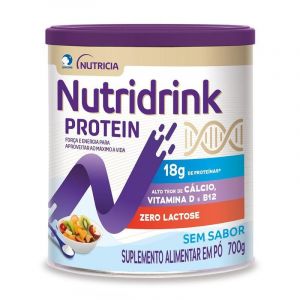 SUPLEMENTO ALIMENTAR EM PÓ NUTRIDRINK PROTEIN SEM SABOR COM 700G