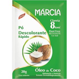 PÓ DESCOLORANTE MÁRCIA 20G - OLÉO DE COCO