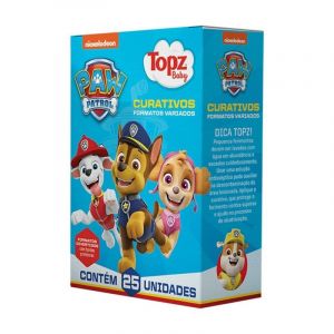 CURATIVO TOPZ COM 25 UNIDADES PATRULHA CANINA- CREMER