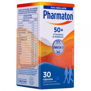 MULTIVITAMÍNICO PHARMATON 50+ COM 30 CÁPSULAS