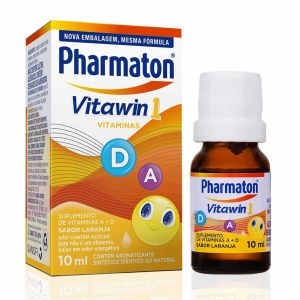 POLIVITAMÍNICO PHARMATON VITAWIN 1 LARANJA COM 10ML