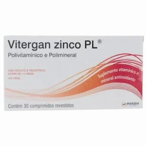 VITERGAN ZINCO POLIVITAMINICO PL COM 30 COMPRIMIDOS