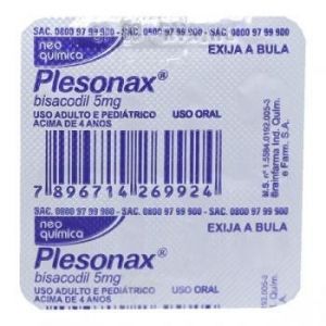 PLESONAX 5MG COM 4 COMPRIMIDOS REVESTIDOS