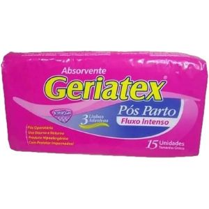 ABSORVENTE PÓS PARTO GERIATEX 15UNI