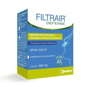 FILTRAIR DEFENSE 800MG DESCONGESTIONANTE NASAL EM PÓ SPRAY