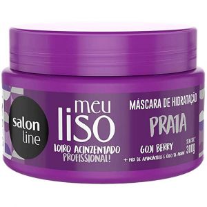 MASCARA MATIZADORA SALON LINE MEU LISO#LOIROPRATEADO 300G