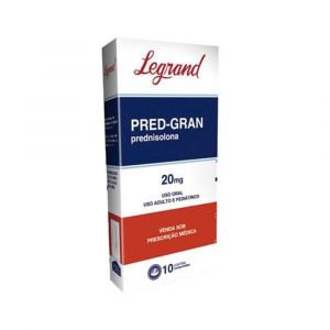 PRED-GRAN 20MG COM 10 COMPRIMIDOS 