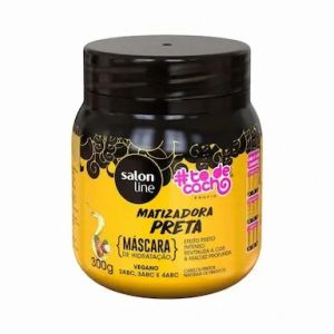 MASCARA MATIZADORA:TODECACHO PRETO SALON LINE 300G 