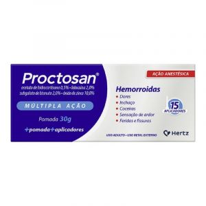 PROCTOSAN POMADA 30G + 15 APLICADORES