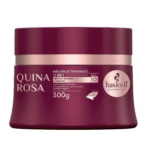 MÁSCARA DE TRATAMENTO HASKELL QUINA ROSA 2 EM 1 300G