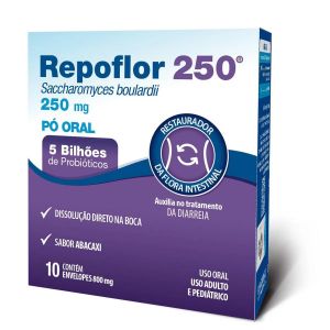 REPOFLOR 250MG PÓ ORAL COM 10 SACHÊS