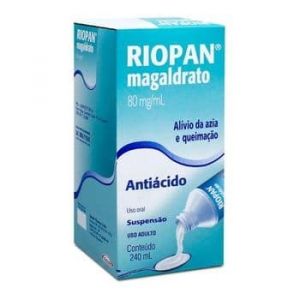 RIOPAN SUSPENSÃO 80MG COM 1 FRASCO DE 240ML  