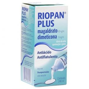 RIOPAN PLUS 80MG SUSPENSÃO ORAL - 1 FRASCO COM 240ML