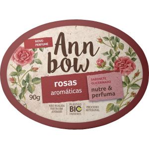 SABONETE DE GLICERINA ANN BOW ROSAS AROMÁTICAS 90G