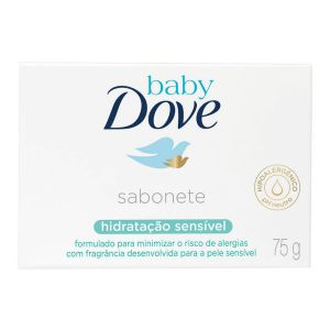 SABONETE EM BARRA BABY DOVE HIDRATAÇÃO SENSÍVEL 75G