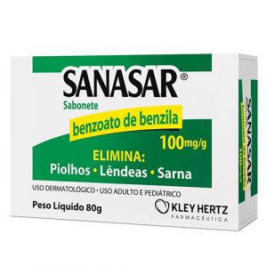 SABONETE EM BARRA SANASAR 100MG/ML COM 80G