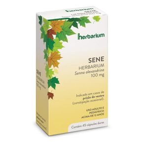 SENE 100MG HERBARIUM COM 45 CÁPSULAS