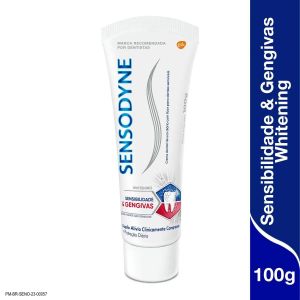 CREME DENTAL SENSIBILIDADE & GENGIVAS WHITENING SENSODYNE 100G