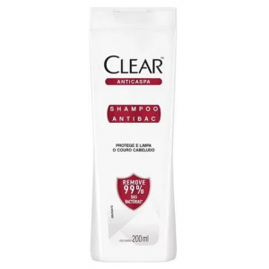 SHAMPOO ANTICASPA CLEAR ANTIBAC 200ML