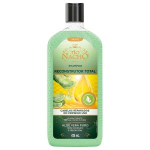 SHAMPOO TIO NACHO RECONSTRUTOR TOTAL COM 415ML