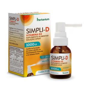 VITAMINA D 1.000UI SIMPLI-D SPRAY COM 20ML