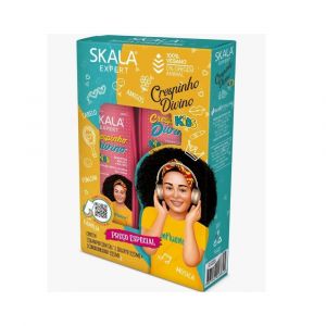 SKALA KIDS CRESPINHO DIVINO SHAMPOO + CONDICIONADOR COM 325ML