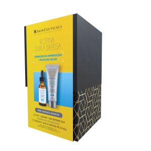 KIT SKINCEUTICALS BLEMISH + SÉRUM FACIAL AGE DEFENSE 30ML E PROTETOR SOLAR FACIAL AGE UV DEFENSE FPS 50 COM 40G 