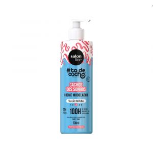 CREME MODELADOR SALON LINE #TODECACHOS CACHO DOS SONHOS FIXAÇÃO NATURAL 500ML