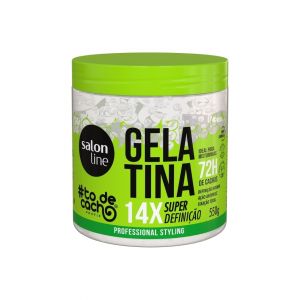 GELATINA #TODECACHO SUPER NUTRIÇÃO COM 550G SALON LINE 