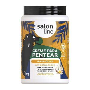 CREME PARA PENTEAR SUPER OLEO SEM SAL SALON LINE 1KG