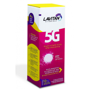 SUPLEMENTO VITAMÍNICO LAVITAN 5G 10 EFERVECENTES FRUTAS