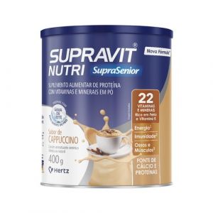 SUPRAVIT NUTRI CAPPUCCINO SUPLEMENTO ALIMENTAR COM 400G