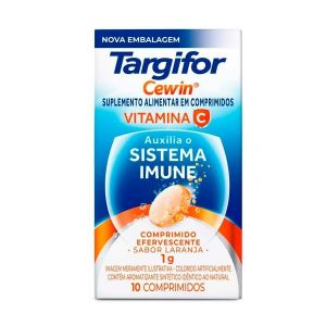 VITAMINA C EFERVESCENTE TARGIFOR 1G COM 10 COMPRIMIDOS