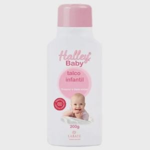 TALCO HALLEY INFANTIL BABY ROSA COM 200G