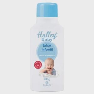 TALCO INFANTIL HALLEY BABY AZUL COM 200G
