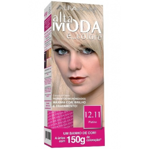 TINTA DE CABELO ALTA MODA 12.11 COLORE LOURO CINZA