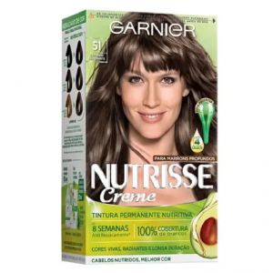 TINTA DE CABELO GARNIER NUTRISSE 51 CASTANHO EXUBERANTE