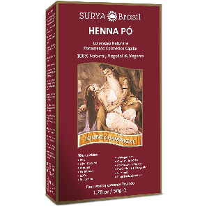 TINTURA HENNA SURYA PÓ LOURO CHAMPAGNE COM 50G