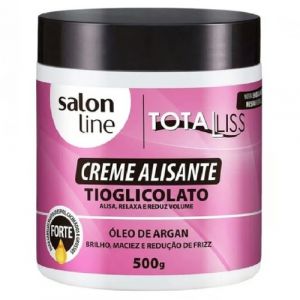 CREME ALISANTE SALON LINE TIOGLICOLATO FORTE 500G