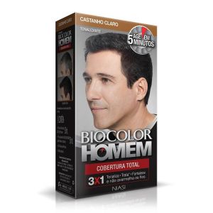 TONALIZANTE CAPILAR BIOCOLOR HOMEM CASTANHO CLARO