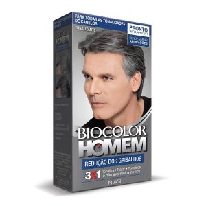 TONALIZANTE CAPILAR BIOCOLOR HOMEM REDUÇÃO DE GRISALHOS 