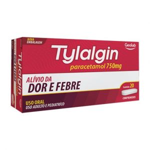 TYLALGIN 750MG COM 20 COMPRIMIDOS