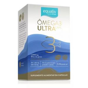 ÔMEGA 3 ULTRA CAPS 1000MG COM 120 CÁPSULAS EQUALIV