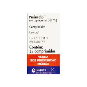 PURINETHOL MERCAPTOPURINA 50MG COM 25 COMPRIMIDOS
