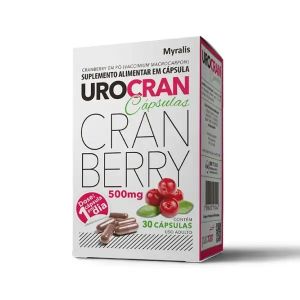 UROCRAN CRANBERRY SUPLEMENTO ALIMENTAR COM 30 CÁPSULAS